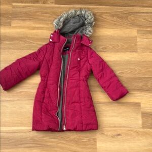 Stylish Kids' Maroon Winter Coat